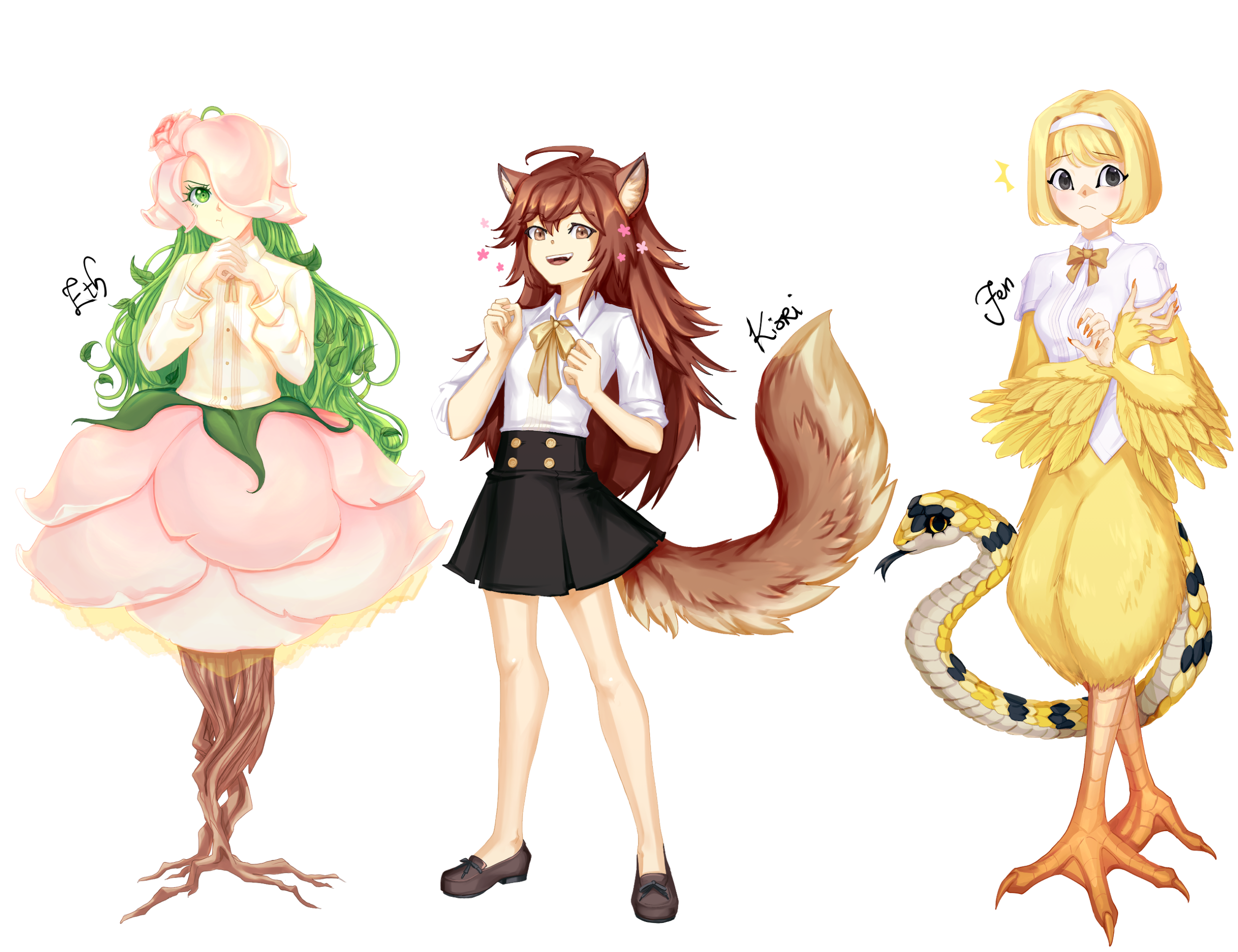 Sable's Grimoire 2 - Eth, Kiori, Fen